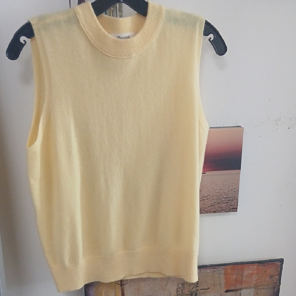 Madewell Cashmere Sleeveless Sweater